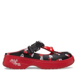 Klapki Crocs. Czarne klapki damskie Crocs, bez wzorów, bez obcasa. Za 279.99 zł.