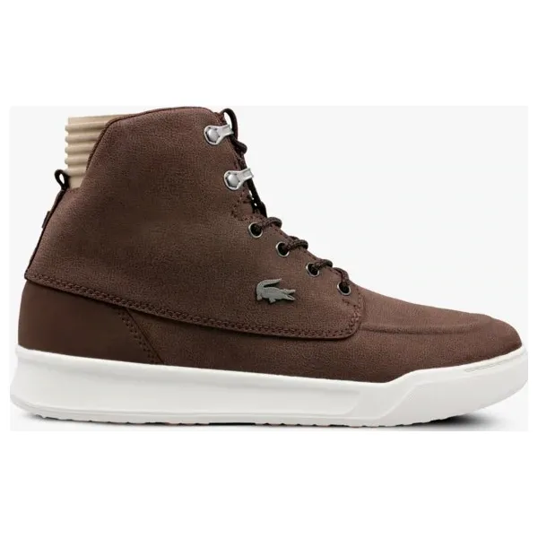 Lacoste Explorateur Tech Hi3181 buty męskie, brązowy, rozmiar 43. Brązowe buty trekkingowe męskie Lacoste, z gumy, bez zapięcia, outdoorowe, Lacoste Explorateur, thinsulate. W wyprzedaży za 382.49 zł.