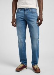 MESKIE SPODNIE JEANSOWE LEE DAREN ZIP FLY DENIM SAVANT 112370646. Spodnie materiałowe męskie Lee, bez wzorów, z denimu. Za 219.99 zł.