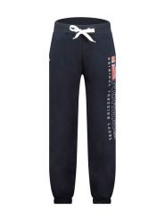 Geographical Norway Spodnie dresowe "Mogora" w kolorze granatowym rozmiar: XXL. Niebieskie spodnie dresowe męskie Geographical Norway, bez wzorów, z dresówki. Za 87.61 zł.