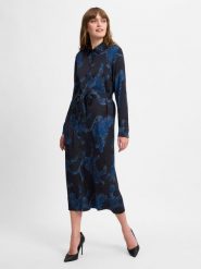 Marie Lund Sukienka z bluzką Kobiety wiskoza niebieski, XS. Niebieskie bluzki sportowe damskie Marie Lund, xs, z wiskozy, bez kołnierzyka, bez ramiączek. Za 279.95 zł.