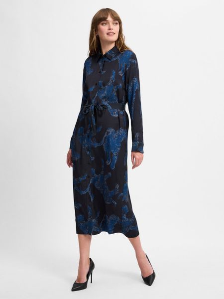Marie Lund Sukienka z bluzką Kobiety wiskoza niebieski, XS. Niebieskie bluzki sportowe damskie Marie Lund, xs, z wiskozy, bez kołnierzyka, bez ramiączek. Za 279.95 zł.