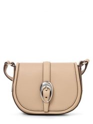 HUGO torba na ramię - Janina_Saddle Kobiety beżowy, ONE SIZE. Brązowe torebki klasyczne damskie Hugo, bez wzorów, bez dodatków. Za 349.95 zł.