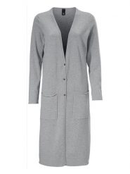 Heine Kardigan w kolorze szarym rozmiar: 48. Szare kardigany damskie Heine, bez wzorów, z bawełny. Za 78.99 zł.