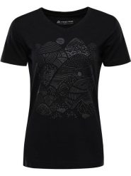 Alpine Pro Koszulka funkcyjna "Grema 2" w kolorze czarnym rozmiar: L. Czarne bluzki sportowe damskie Alpine Pro, l, bez wzorów, bez ramiączek. Za 108.74 zł.