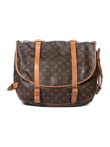 Louis Vuitton Torebka w kolorze brązowym - 35 x 26 x 22 cm rozmiar: onesize. Brązowe torebki klasyczne damskie Louis Vuitton, bez wzorów, z materiału, bez dodatków. Za 3,601.99 zł.