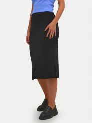 Kaffe Spódnica midi Malli 10506346 Czarny Regular Fit. Czarne spódniczki damskie Kaffe, xl, bez wzorów, z syntetyku, midi. Za 139.99 zł.