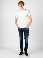 Les Hommes T-shirt | LF224100-0700-1009 | Round Neck | Mężczyzna | Biały. Białe t-shirty męskie Les Hommes, m, bez wzorów, z bawełny, bez kołnierzyka. W wyprzedaży za 289.00 zł.