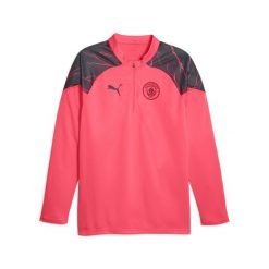 Bluza piłkarska Manchester City z zamkiem 1/4 PUMA. Czarne bluzy bez kaptura męskie Puma, l. W wyprzedaży za 182.50 zł.