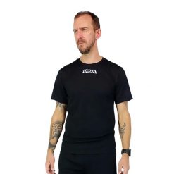 Koszulka tenisowa męska Karakal Pro Tour Tee. Czarne t-shirty sportowe męskie KARAKAL, m, bez ramiączek, tenisowe. Za 89.99 zł.