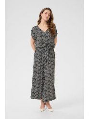 Kaffe Kombinezon w kolorze szarym rozmiar: 36. Szare kombinezony damskie Kaffe, bez wzorów, z tkaniny, bez kołnierzyka, bez ramiączek. Za 126.99 zł.