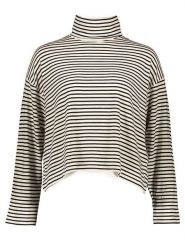 Vero Moda Koszulka w kolorze beżowo-czarnym rozmiar: M. Brązowe bluzki damskie Vero Moda, m, bez wzorów, z lyocellu, bez kołnierzyka. Za 61.60 zł.