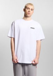 Koszulka sportowa męska Prosto Wear The Street z krótkim rękawem. Białe t-shirty sportowe męskie Prosto., m, z bawełny, bez ramiączek. Za 144.99 zł.