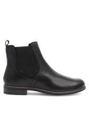 Lasocki Sztyblety ARC-LINDA-14 Czarny. Czarne botki damskie Lasocki, z materiału, bez obcasa, na płaskiej podeszwie, bez zapięcia. Za 149.99 zł.