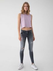 LTB Dżinsy "Aspen" - Slim fit - w kolorze szarym rozmiar: W30/L32. Szare jeansy damskie LTB. Za 114.17 zł.