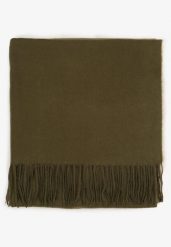 Ciemnozielony Szalik Inglidyr. Zielone szaliki i kominy damskie Born2be, bez wzorów. Za 29.99 zł.