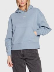 CALVIN KLEIN UNDERWEAR Bluza w kolorze błękitnym rozmiar: L. Niebieskie bluzy z kapturem damskie Calvin Klein Underwear, l, z bawełny. Za 303.06 zł.