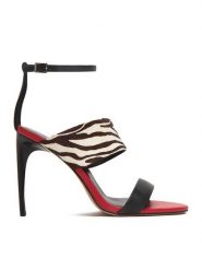 Eva Minge Sandały EO-NADIA-LT2035-2-2 Kolorowy. Sandały damskie Eva Minge, bez wzorów, ze skóry, bez obcasa, na szpilce. Za 429.99 zł.