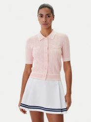 Guess Kardigan V6RR02 Z4652 Różowy Regular Fit. Czerwone kardigany damskie Guess, xxs, z aplikacjami, z wiskozy. Za 399.99 zł.