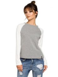Be Wear Koszulka w kolorze szaro-białym rozmiar: M. Białe bluzki damskie Be Wear, m, bez wzorów, bez kołnierzyka. Za 109.78 zł.