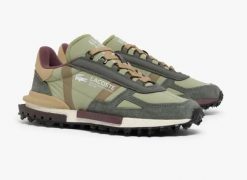 Buty Męskie Sportowe Lacoste Elite Active 2263 Sma Sneakersy. Zielone buty sportowe na co dzień męskie Lacoste, z gumy, bez zapięcia, trekkingowe. Za 531.10 zł.