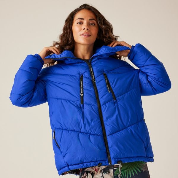 Kurtka casualowa damska Christian Lacroix Cavaillon pikowana. Niebieskie kurtki damskie Regatta, bez wzorów, bez kaptura. Za 629.99 zł.