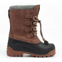 Śniegowce Lee Cooper LCJ-24-44-2842K brązowe. Brązowe śniegowce dziewczęce z gumy. W wyprzedaży za 210.90 zł.