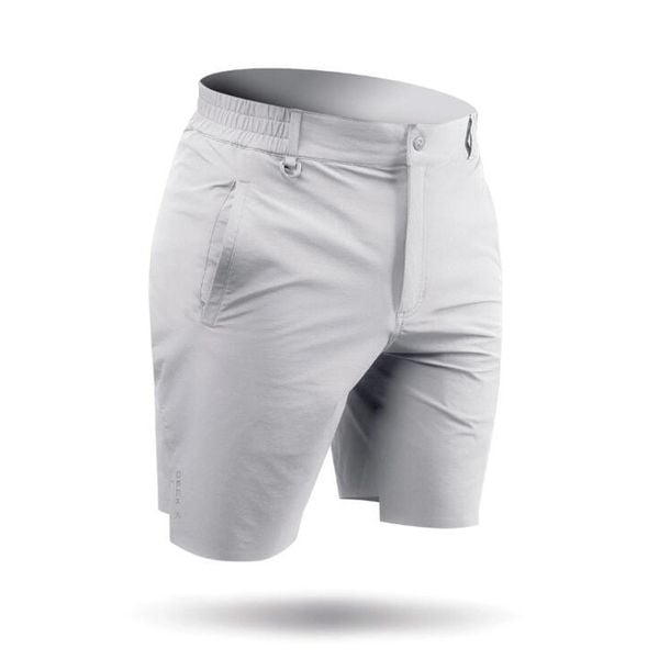 Spodenki żeglarskie dla kobiet Zhik Deck Shorts. Szare szorty damskie ZHIK, bez wzorów, sportowe. W wyprzedaży za 398.05 zł.