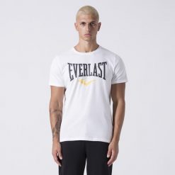 Koszulka sportowa męska Everlast 37M290J861100. Białe t-shirty sportowe męskie Everlast, l, z bawełny, bez ramiączek. Za 135.00 zł.