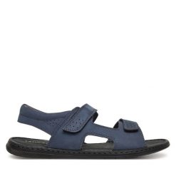 Sandały Lasocki. Czarne sandały damskie Lasocki, bez wzorów, bez obcasa, na płaskiej podeszwie. Za 149.99 zł.