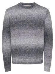 ONLY & SONS Sweter "Mack" w kolorze szarym rozmiar: L. Szare swetry męskie Only & Sons, l, bez wzorów, bez kołnierzyka. Za 169.95 zł.