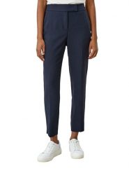 S.Oliver Spodnie w kolorze granatowym rozmiar: 38. Niebieskie spodnie materiałowe damskie S.Oliver, bez wzorów, z materiału. Za 159.59 zł.