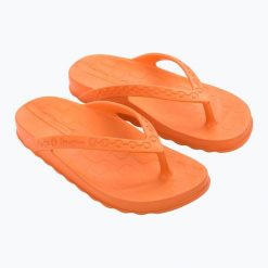 Japonki damskie Ipanema Duo Sunset. Brązowe klapki damskie Ipanema, bez wzorów, bez obcasa. Za 79.99 zł.