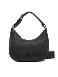 LOVE MOSCHINO Torebka JC4019PP1MLT000B Czarny. Czarne torebki klasyczne damskie Love Moschino, bez wzorów, ze skóry, bez dodatków. Za 449.99 zł.