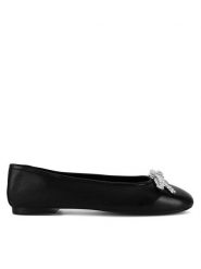 Badura Baleriny CARNATION-8221-133 Czarny. Czarne baleriny damskie Badura, bez wzorów, ze skóry, bez obcasa. Za 229.99 zł.