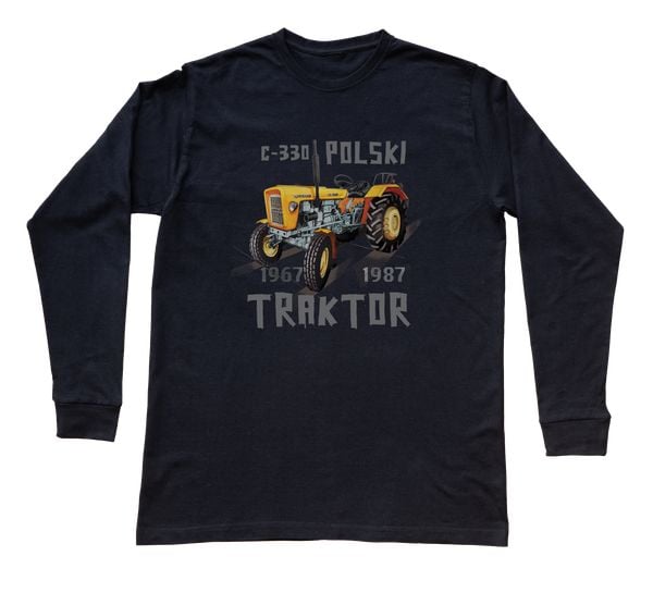 Ursus C-330 — bluzka z długim rękawem (Rozmiar: XXL (dorosła); Kolor koszulki: czarny; Rodzaj nadruku: Ursus C-330). Czarne bluzki damskie nikiniki, s, bez wzorów, z bawełny, bez kołnierzyka, bez ramiączek. Za 99.00 zł.