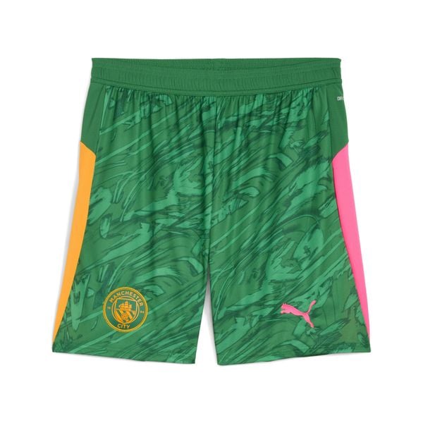 Męskie szorty bramkarskie Manchester City 25/26 PUMA. Brązowe szorty męskie Puma, bez wzorów, z tkaniny, sportowe. Za 199.00 zł.