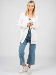 Tommy Hilfiger Marynarka | WW0WW33195 | Kobieta | Biały. Białe marynarki i żakiety damskie Tommy Hilfiger, bez wzorów, ze lnu. W wyprzedaży za 589.00 zł.