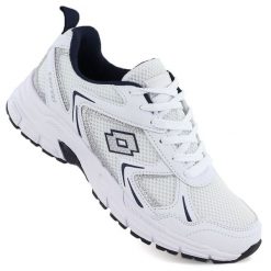 Buty sportowe męskie sneakersy Lotto białe KITAURA. Białe buty sportowe na co dzień męskie Lotto, z tkaniny, bez zapięcia. Za 179.00 zł.
