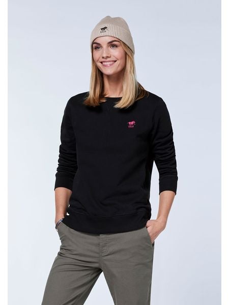 Polo Sylt Bluza w kolorze czarnym rozmiar: XS. Czarne bluzy bez kaptura damskie Polo Sylt, xs, z bawełny. Za 80.52 zł.
