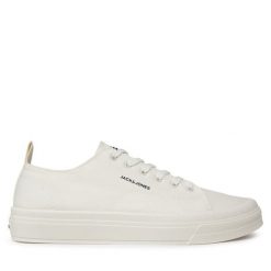 Tenisówki Jack & Jones. Białe trampki i tenisówki męskie Jack & Jones, bez wzorów, bez zapięcia. Za 129.99 zł.