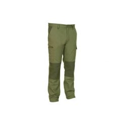 Spodnie myśliwskie Steppe 300. Brązowe spodnie materiałowe męskie SOLOGNAC, z bawełny. Za 69.99 zł.