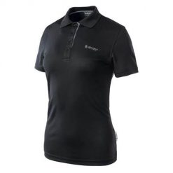 Koszulka sportowa damska Hi-Tec Site. Czarne bluzki sportowe damskie Hi-tec, l, bez wzorów, bez ramiączek. Za 134.00 zł.