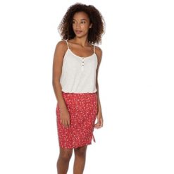 Damski tank top Protest Prtmimizan spaghetti. Białe topy damskie Protest, s, bez wzorów, bez kołnierzyka. Za 185.00 zł.