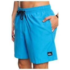 Spodenki kąpielowe męskie Everyday Volley 17". Niebieskie kąpielówki męskie Quiksilver, m, bez wzorów, z poliesteru. W wyprzedaży za 96.00 zł.