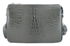 Listonoszka skórzana BARBERINI'S c. zielona 604/1-42. Zielone shopper bag damskie Barberinis, bez wzorów, ze skóry, małe, bez dodatków. Za 269.99 zł.