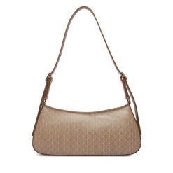 Torebka Calvin Klein. Brązowe torebki klasyczne damskie CALVIN KLEIN, bez wzorów, bez dodatków. Za 449.99 zł.