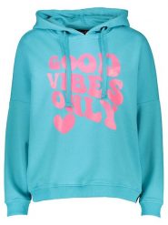Miss goodlife Bluza w kolorze błękitnym rozmiar: L. Niebieskie bluzy z kapturem damskie miss goodlife, l, z bawełny. Za 197.63 zł.