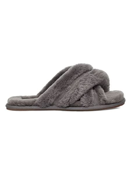 UGG Kapcie "Scuffita" w kolorze szarym z wełny jagnięcej rozmiar: 37. Szare kapcie damskie Ugg, z wełny. Za 302.35 zł.