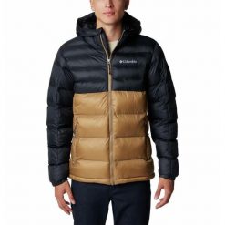 Kurtka Puchowa Columbia Buck Butte Insulated Hooded Jacket Męska. Czarne kurtki męskie Columbia, l, bez wzorów, z puchu, casualowe, bez kaptura. Za 590.99 zł.